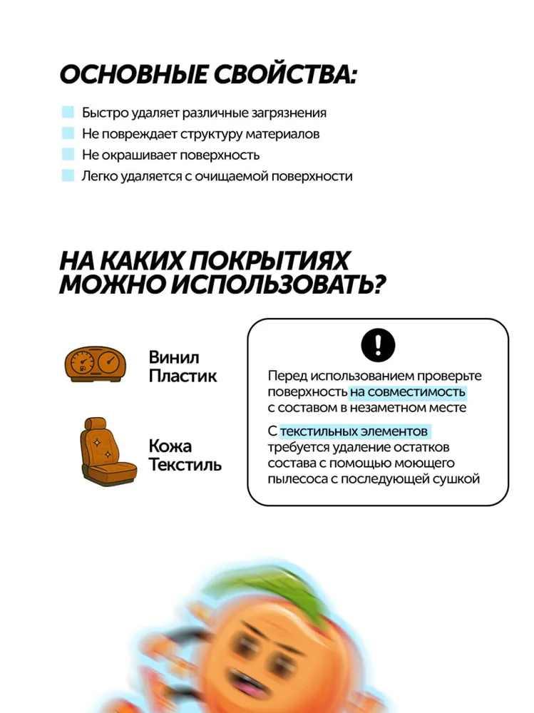 FHB128 Foam Heroes Cleanton универсальный очиститель интерьера, 500мл
