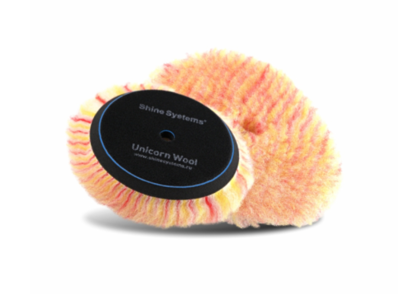 Unicorn Wool Pad - полировальный круг из цветного меха, 130 мм