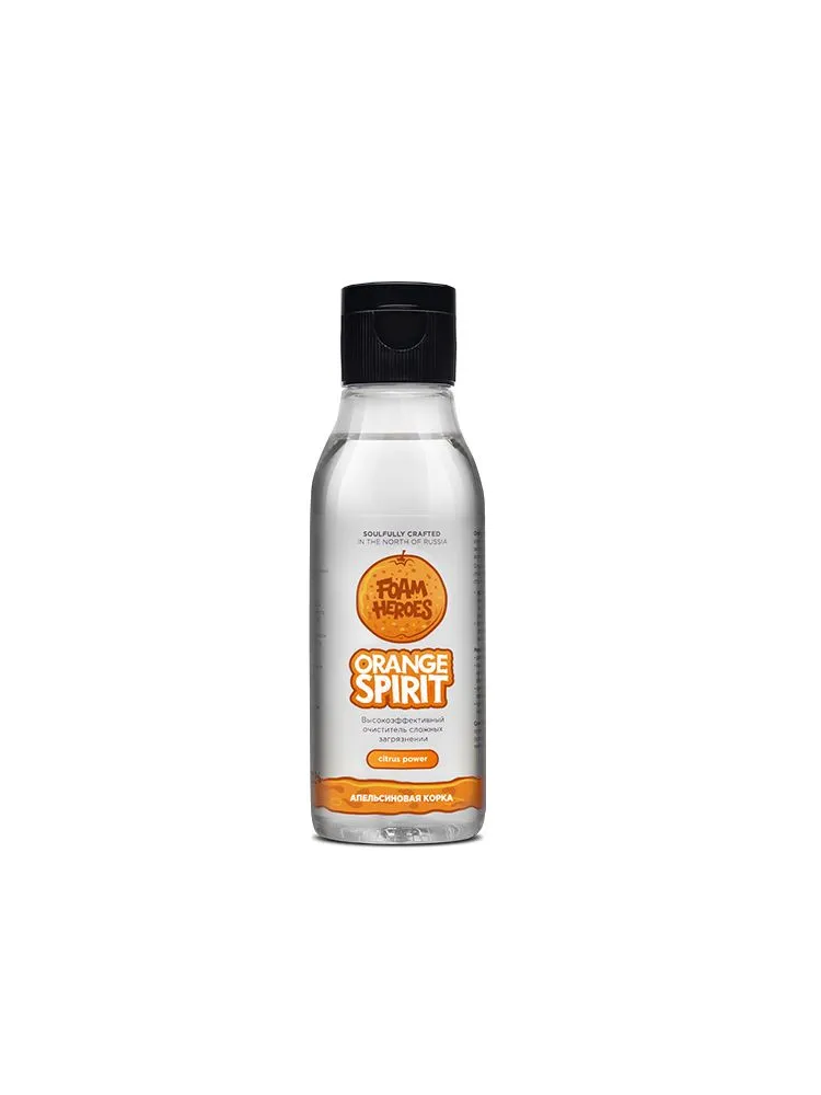 Foam Heroes Orange Spirit цитрусовый очиститель, 100мл – фото товара, автохимия для мойки и ухода за авто

