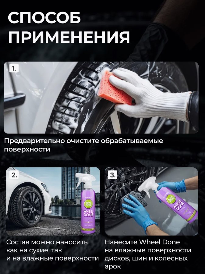 Foam Heroes Wheel Done — консервант для дисков и шин, артикул FHB125
