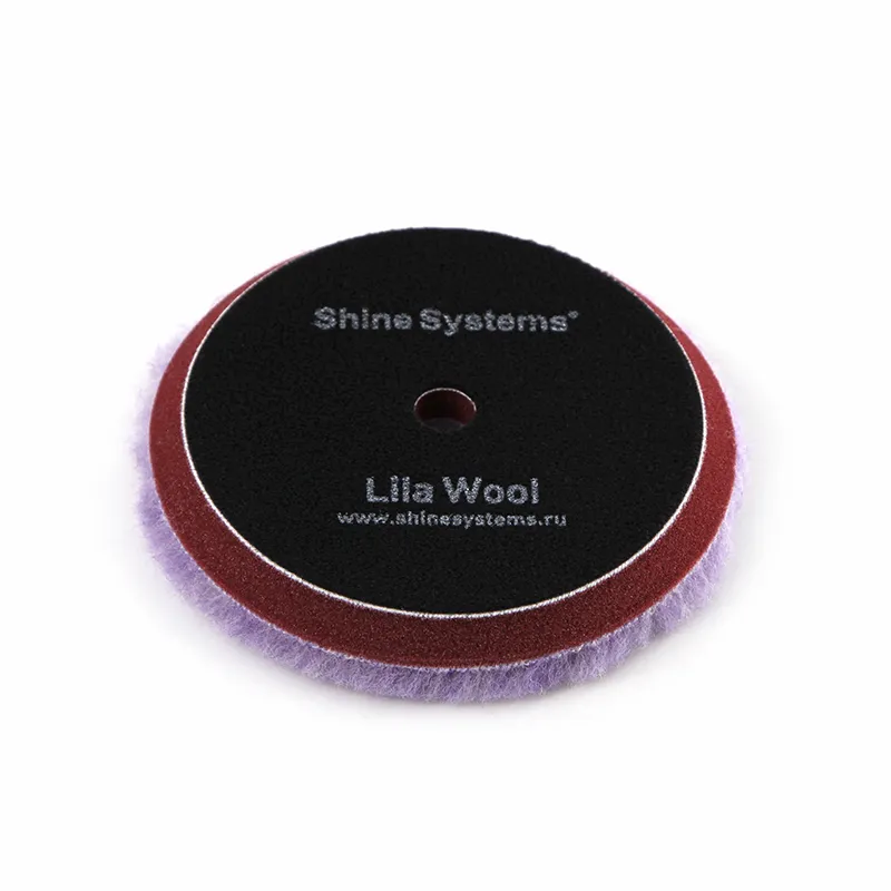 Lila Wool Pad - полировальный круг из лилового меха, 130 мм