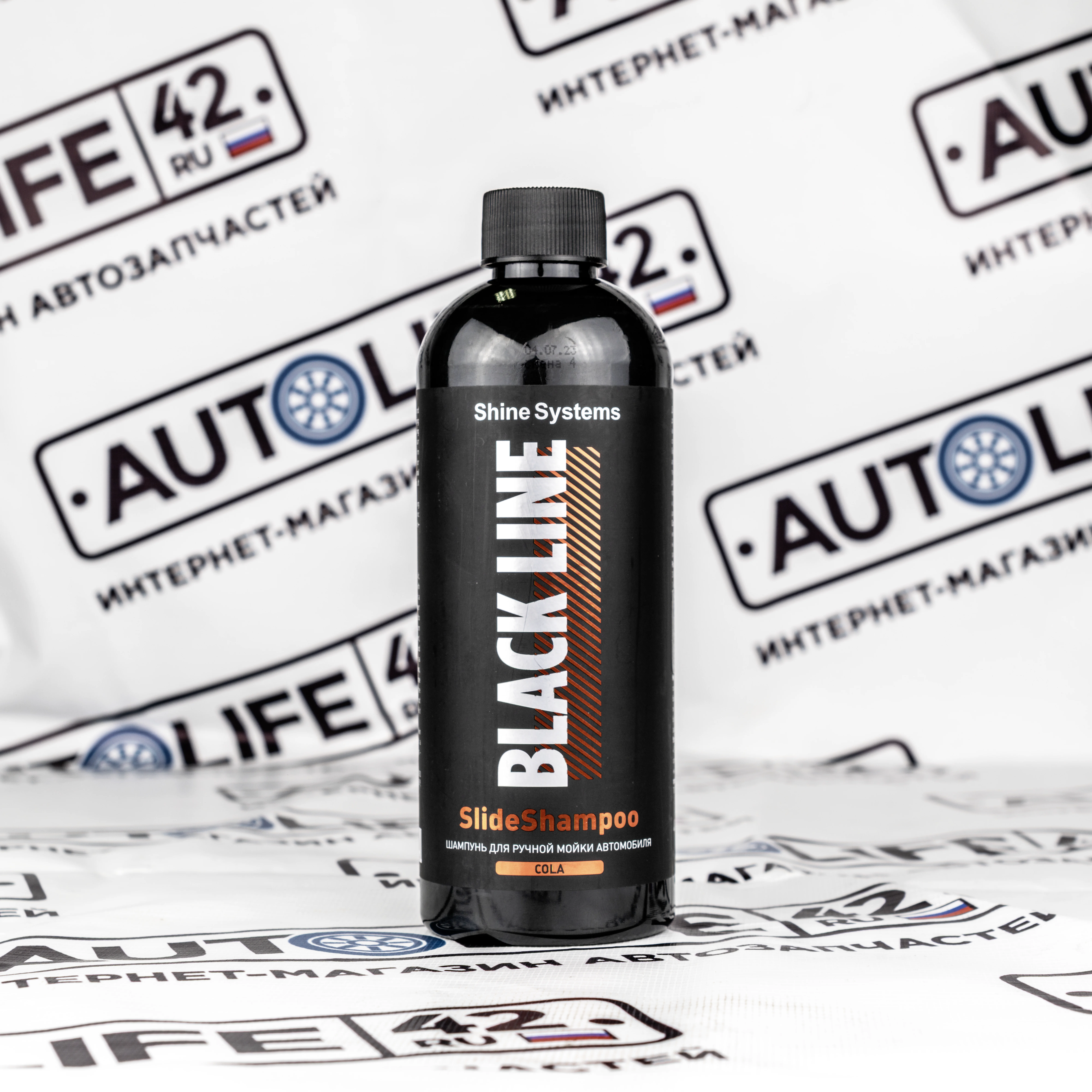 Shine Systems Black Line SlideShampoo Cola SSBL987 — упаковка 400 мл