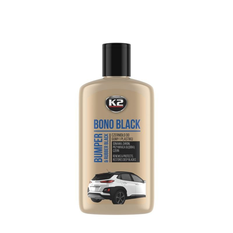 K2 BONO BLACK 250 ML чернитель резины и пластика, полироль