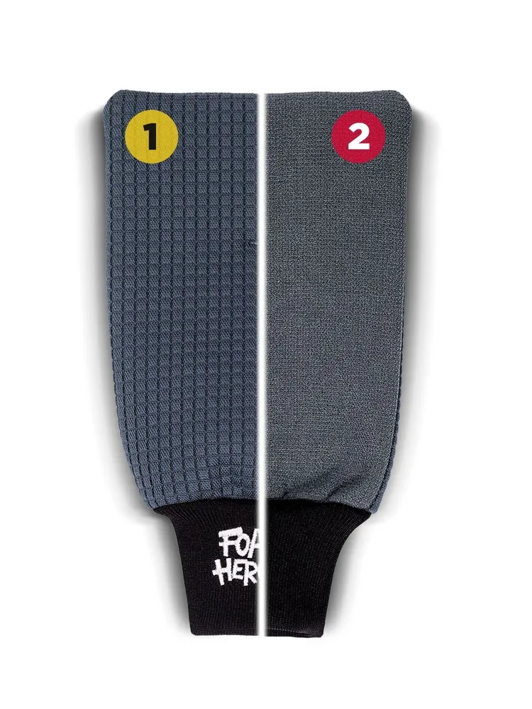 FHA035 Foam Heroes 2Sided Glass Mitt двусторонняя варежка для очистки стекол 17х23см, 440г/м2