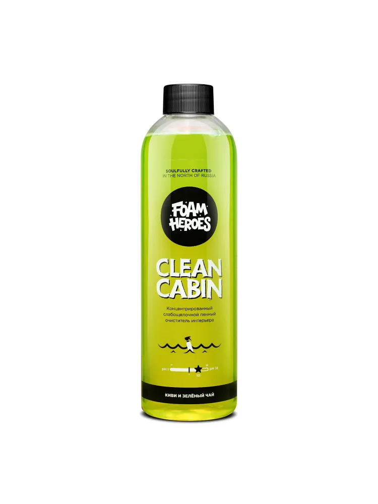 FHB057 Foam Heroes Clean Cabin слабощелочной состав для химчистки салона, 500мл