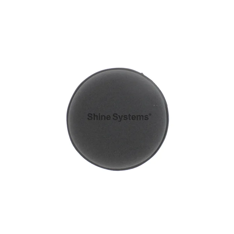 Shine Systems Wax Pad - Аппликатор черныйпоролоновый круглый 10*2