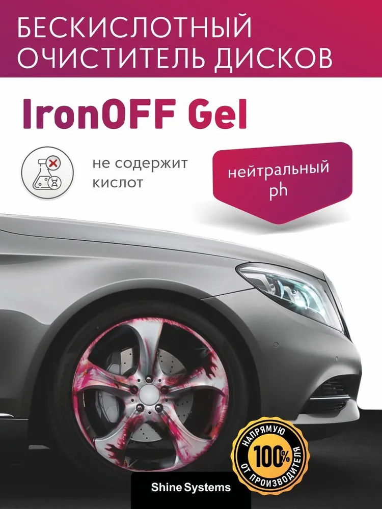 Shine Systems IronOFF — очистка дисков и кузова, артикул SS907