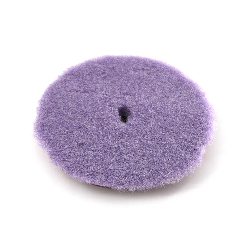 Lila Wool Pad - полировальный круг из лилового меха, 130 мм