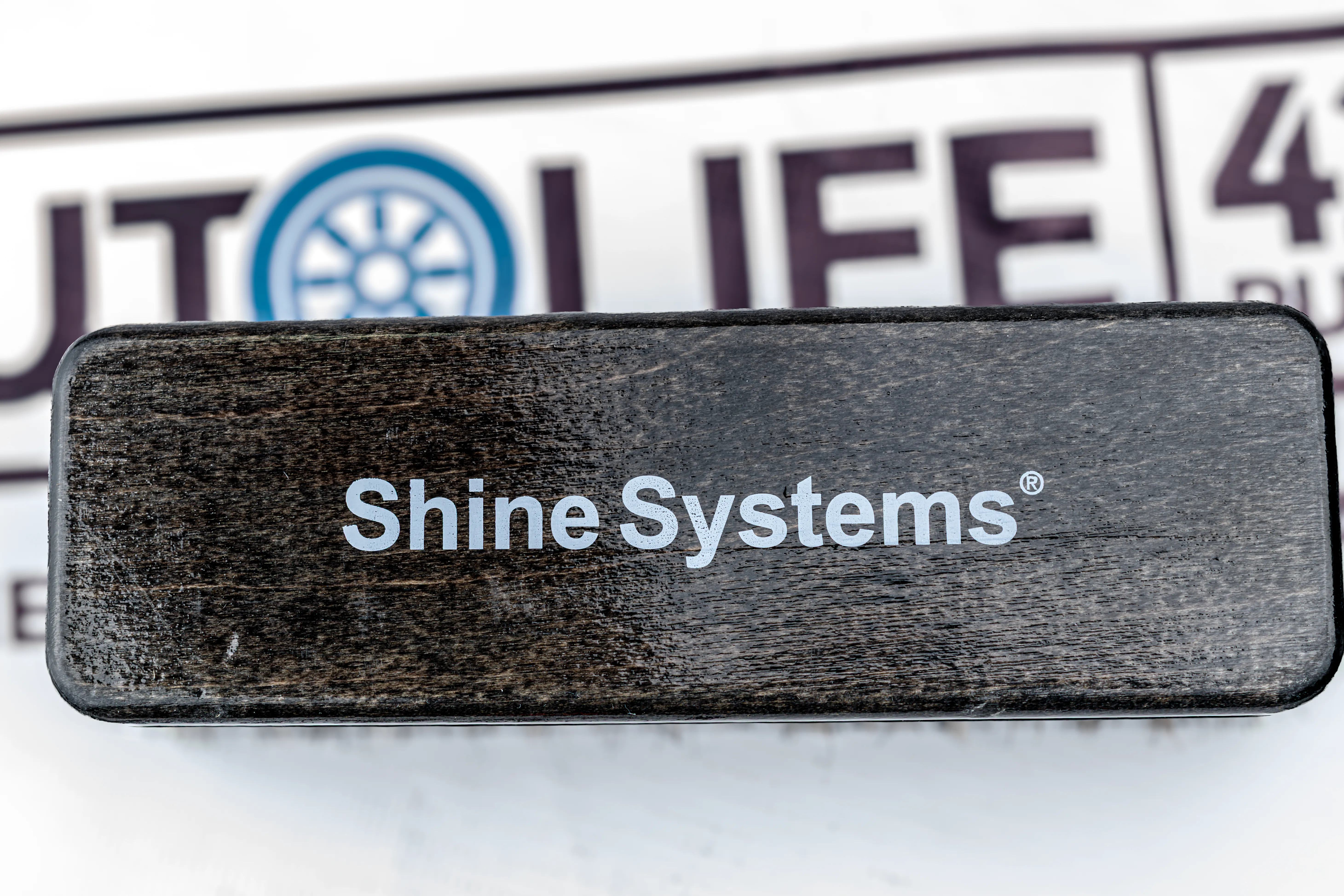 Shine Systems Leather Brush -щетка для чистки кожи с натуральной щетиной