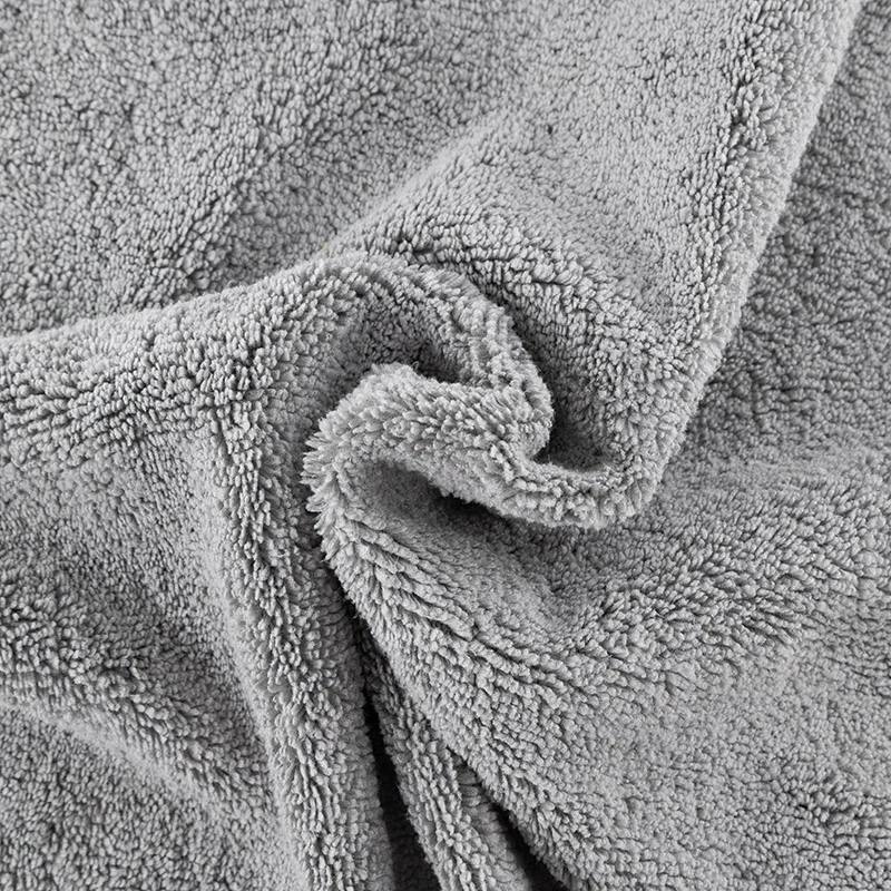 Shine Systems Edgeless Towel Gray – универсальная микрофибра без оверлока40*40см, 400гр/м2, серая