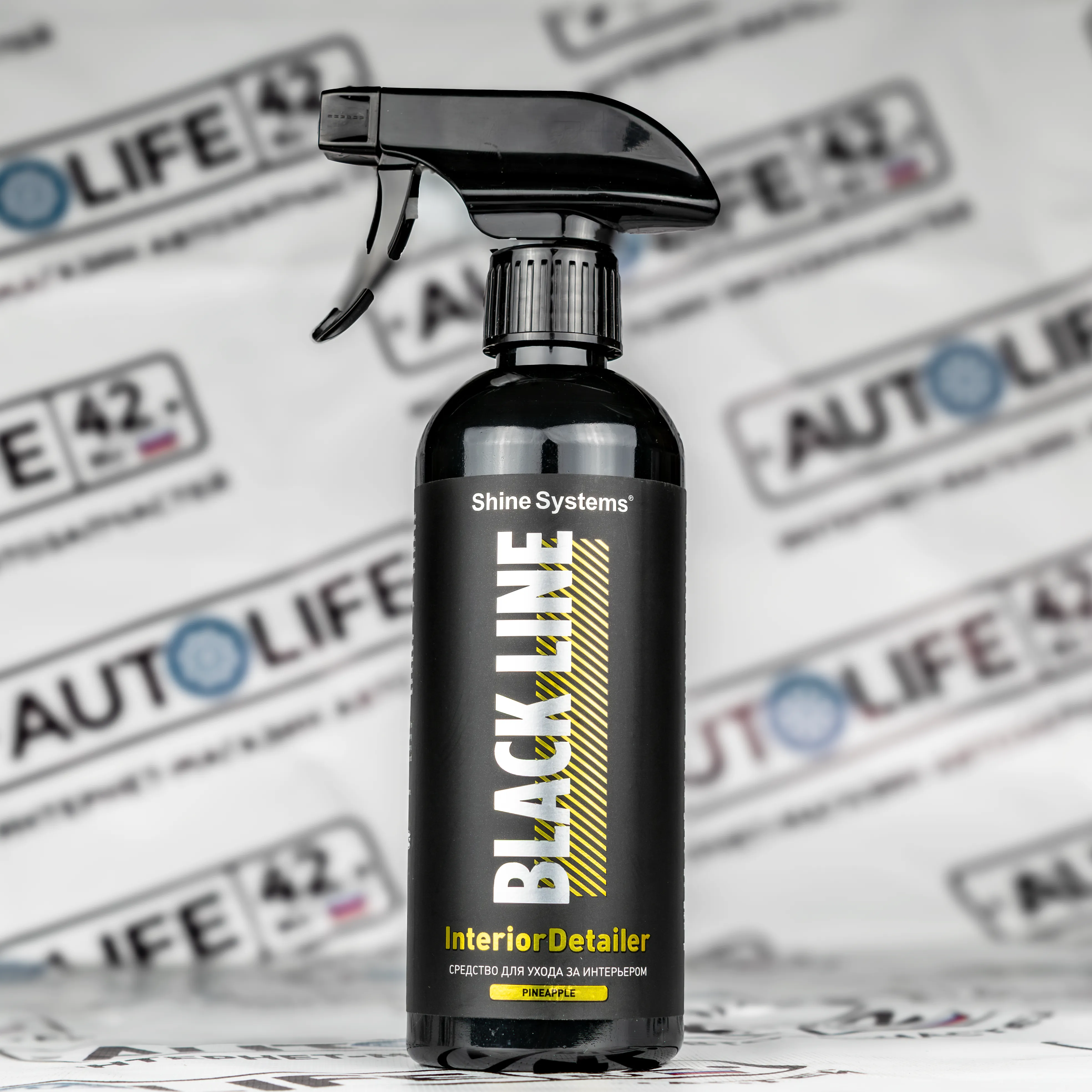 Shine Systems Black Line InteriorDetailer Pineapple SSBL998 — вид спереди