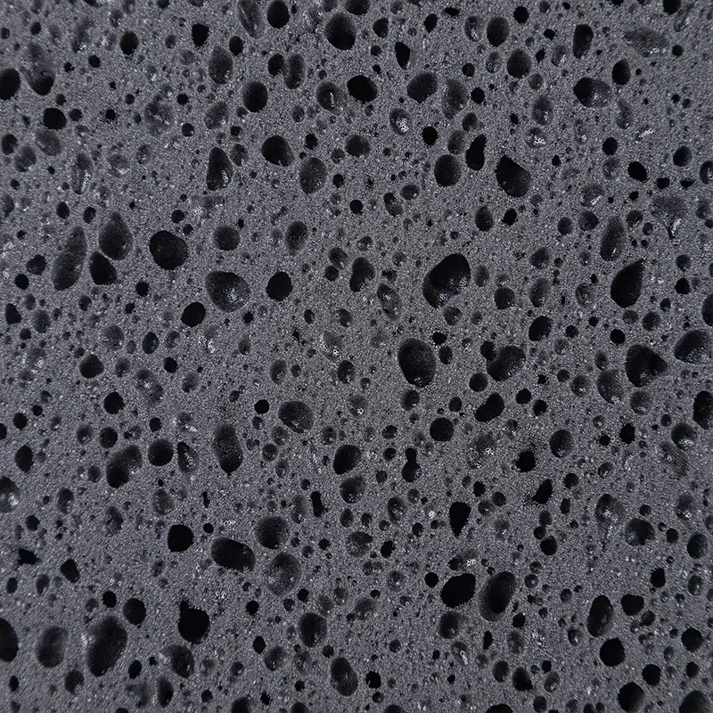Black Sponge - чёрная крупноячеистая губка для мойки кузова автомобиля 20*12*6см