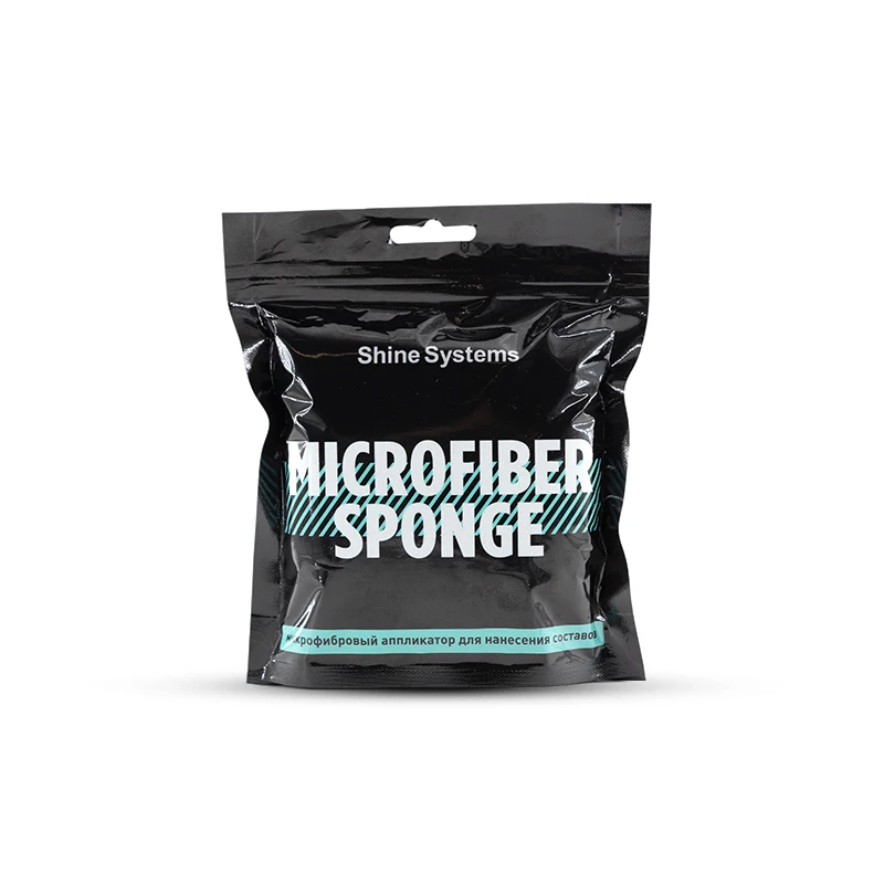 Shine Systems Microfiber Sponge – микрофибровый аппликатордля нанесения составов