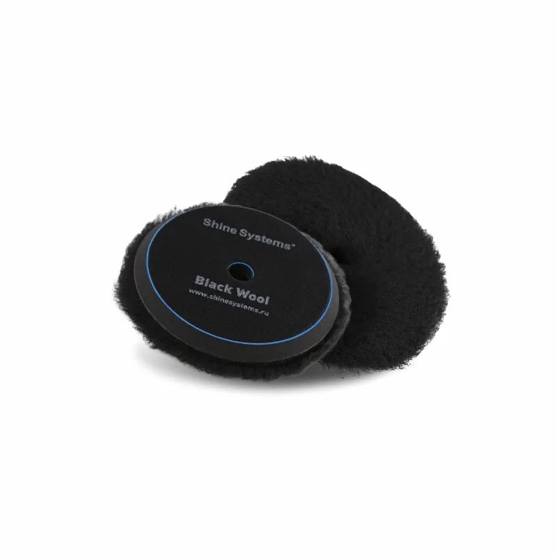 Black Wool Pad - полировальный круг из черного меха, 130 мм