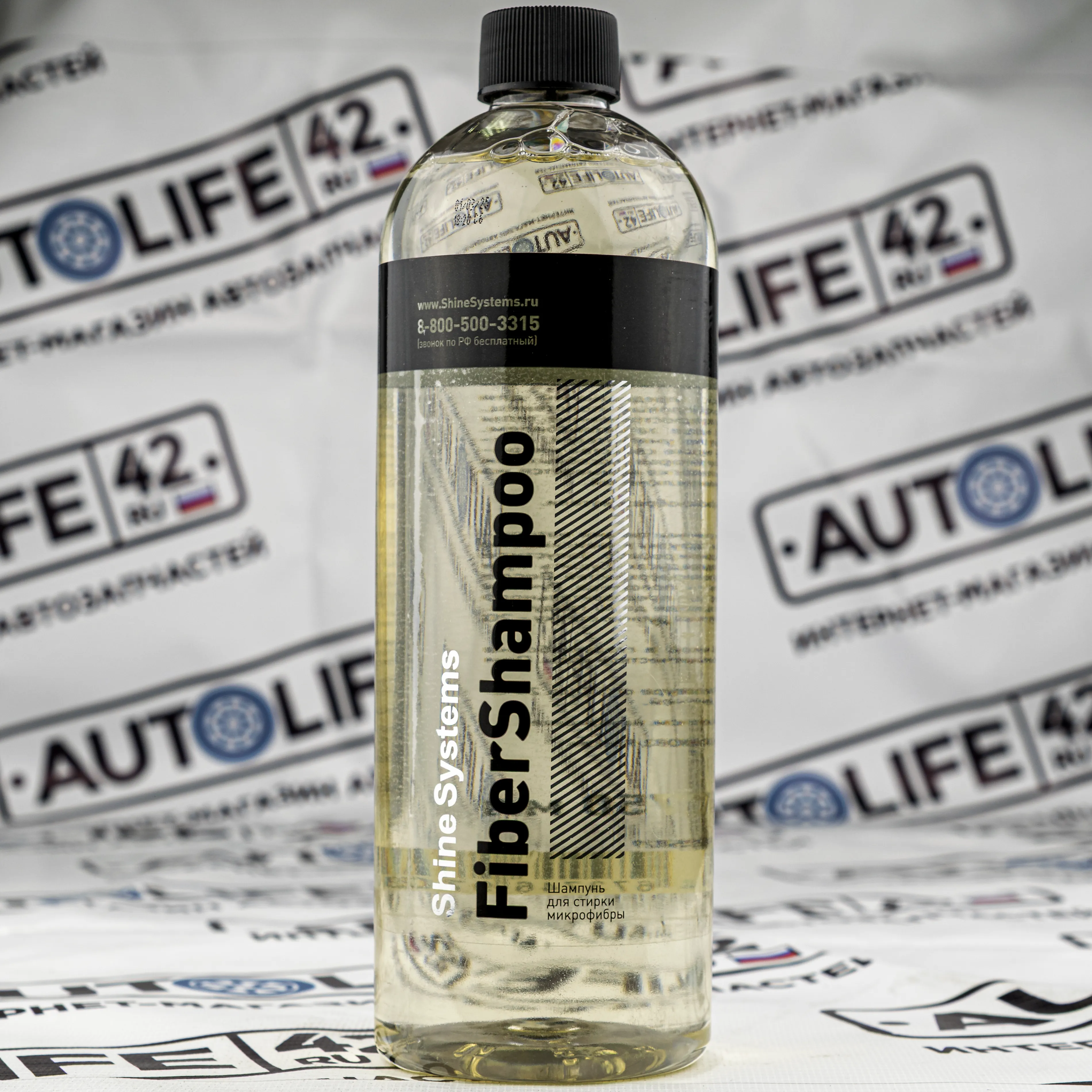 Shine Systems FiberShampoo SS829 — задняя этикетка