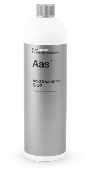 Koch AAS ACID SHAMPOO SiO2 - Глубоко очищающий от песка и частиц металла шампунь (1 л) – фото товара, автохимия для мойки и ухода за авто
